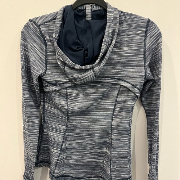 LULULEMON DEFINE ZIP UP HOODIE in Mini Space dye - size 6 NWOT - Picture 3 of 5